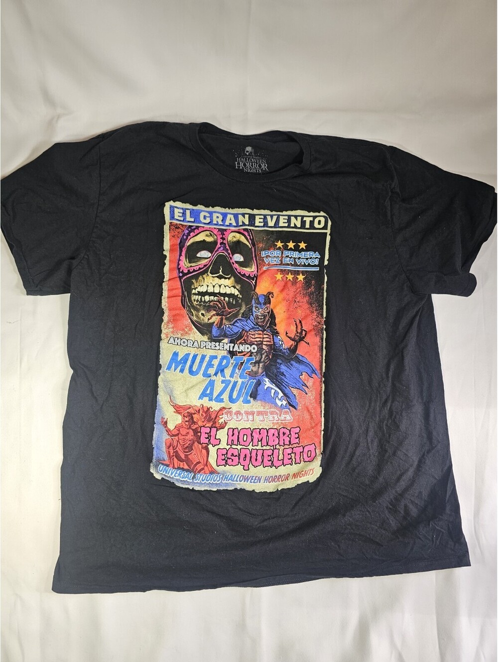 Universal Studios Halloween Horror Nights El Cran Evento Graphic Tee Men’s XXL